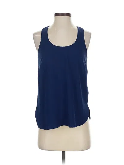 Pre-owned Amanda Uprichard Sleeveless Top Blue Halter Neckline Tops