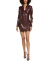 Amanda Uprichard Sloane Dress In Brown