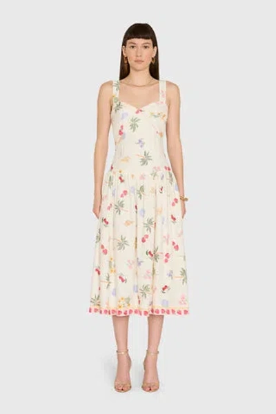 Amanda Uprichard Soho Midi Dress In White