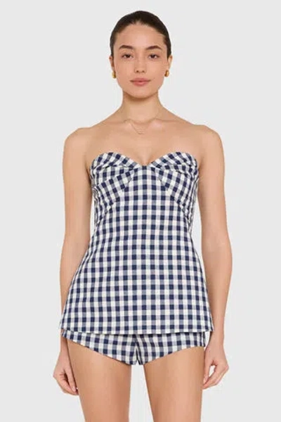 Amanda Uprichard Solinda Tunic In Blue