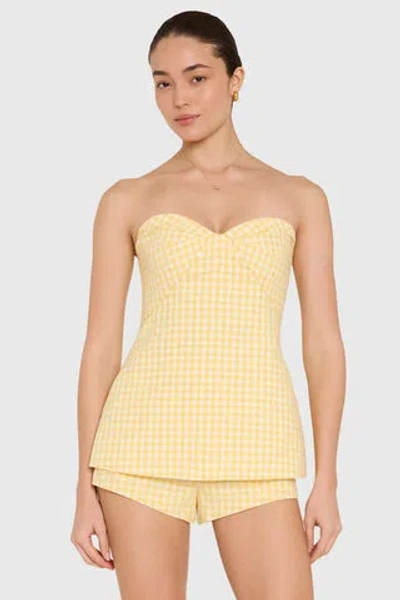 Amanda Uprichard Solinda Tunic In Orange