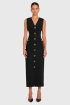 Amanda Uprichard Sonata Dress In Black