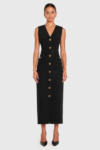 Amanda Uprichard Sonata Dress In Black
