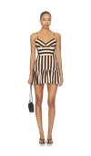 Amanda Uprichard Spencer Romper In Ivory Combo