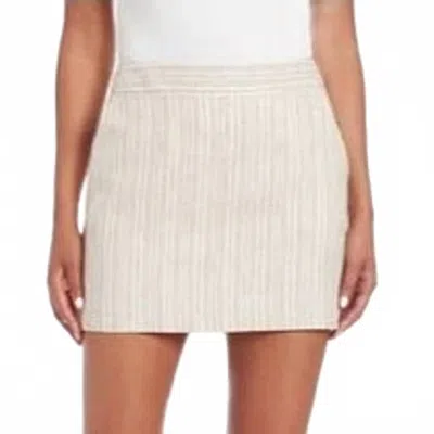 Amanda Uprichard Spenser Mini Skirt In Valencia In Neutral