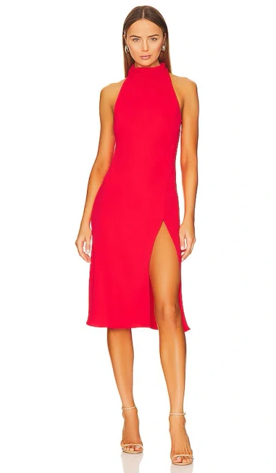Amanda Uprichard Stanford Dress In Red
