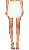 Amanda Uprichard Stevie Skirt In 象牙白