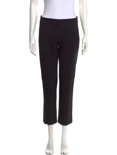 Pre-owned Amanda Uprichard Straight Leg Pants In Gray
