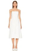 AMANDA UPRICHARD STRAPLESS HOLLAND DRESS