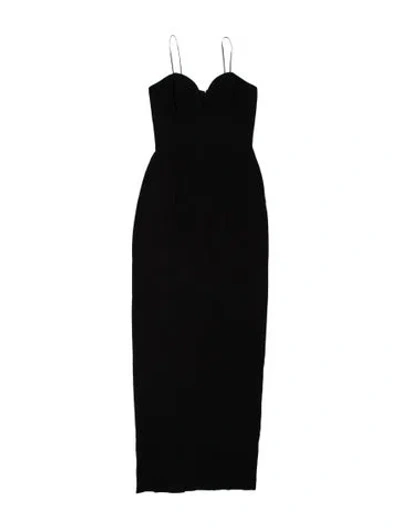 Pre-owned Amanda Uprichard Strapless Mini Dress In Black