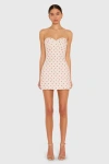 Amanda Uprichard Strapless Soho Romper In White