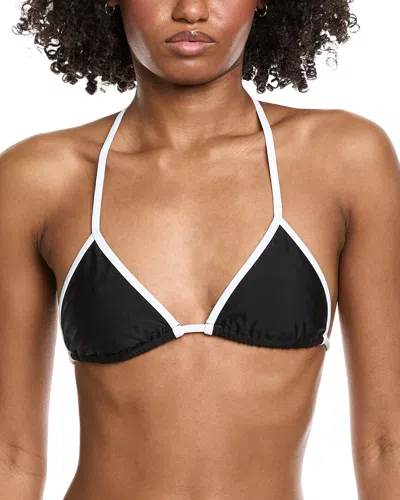 Amanda Uprichard Sunnie Bikini Top In Black