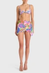 Amanda Uprichard Tahiti Sarong In Fleetwood Print