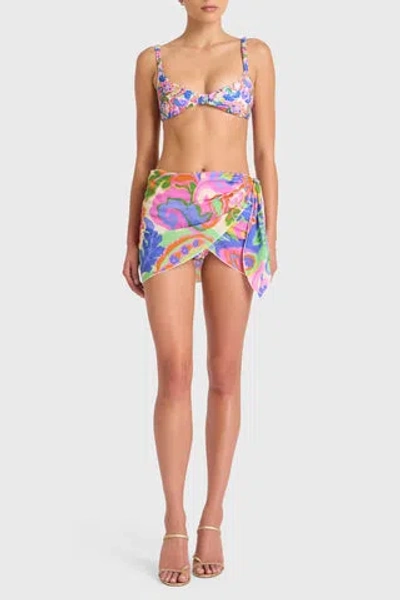 Amanda Uprichard Tahiti Sarong In Fleetwood Print