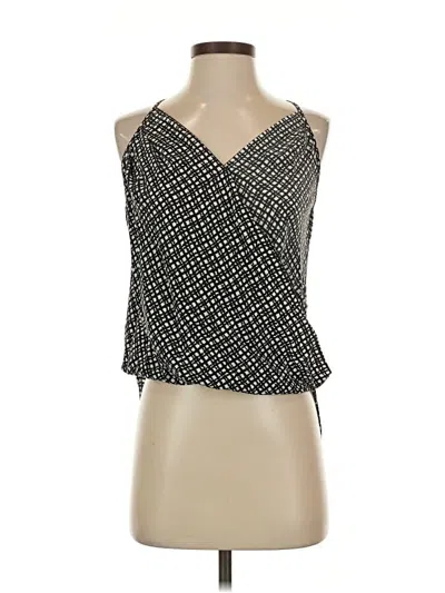 Pre-owned Amanda Uprichard Tank Top Black Halter Neckline Tops