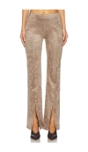 Amanda Uprichard Tavira Pants In Taupe