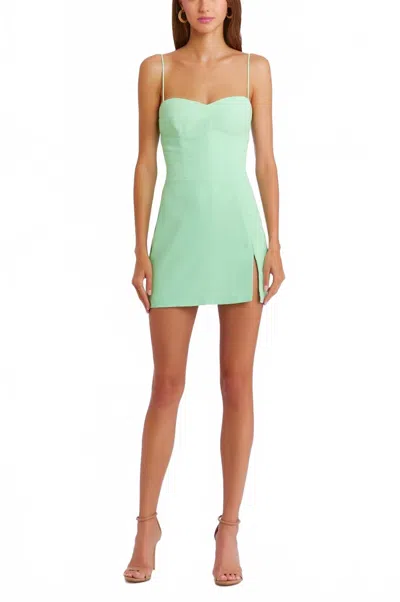 Amanda Uprichard Taylor Skort Romper In Sherbet In Green
