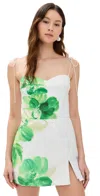Amanda Uprichard Taylor Skort Romper In Sendai Print