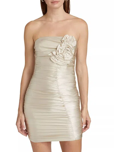 Amanda Uprichard Tenley Dress In Chalk In White