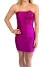 Amanda Uprichard Tenley Dress In New Orchid In Multi