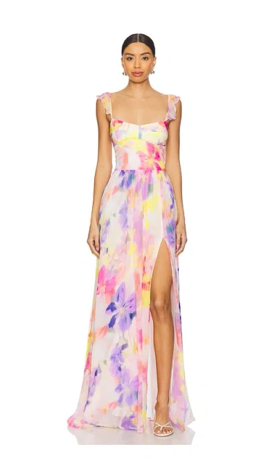 Amanda Uprichard Terrassa Maxi In Layla Print