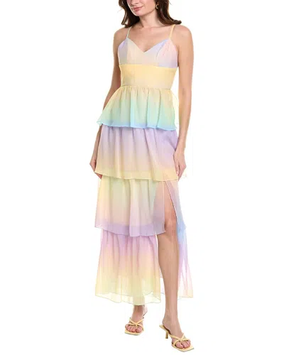 Amanda Uprichard Thaddea Maxi Dress In Yellow