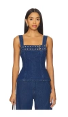 Amanda Uprichard Thalia Ä¸šè£… Â€“ True Blue Wash. Å°ºç � S (also Â€“ L, M, Xl, Xs). In Blue