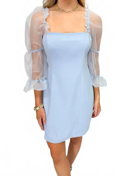 Amanda Uprichard Tia Mini Dress In Arctic In Multi