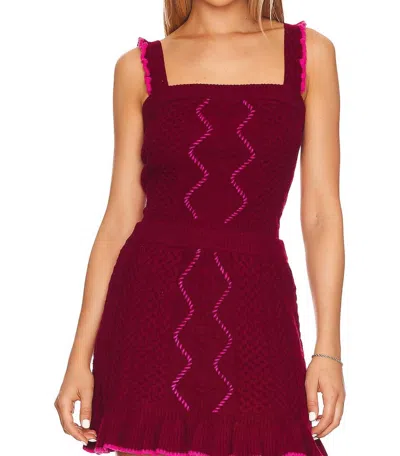 Amanda Uprichard Tianna Top In Lulu In Multi