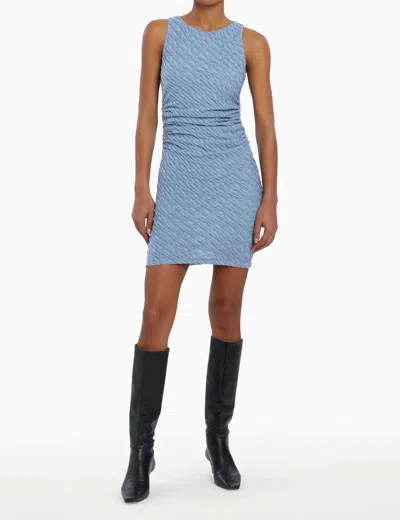 Amanda Uprichard Tiffany Mini Dress In Tiffany Blue
