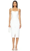 Amanda Uprichard Tisha Dress In 白色