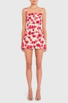 Amanda Uprichard Tisha Romper In Poppy Field