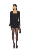 Amanda Uprichard Tompkins Dress In Black