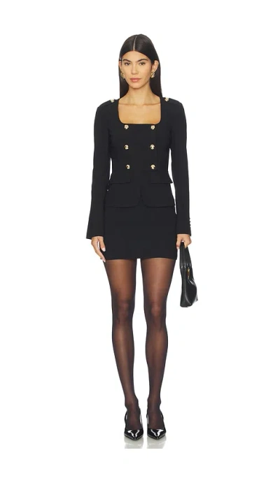 Amanda Uprichard Tompkins Dress In Black