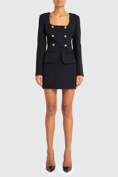 Amanda Uprichard Tompkins Dress In Black