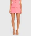 Amanda Uprichard Travis Skort Romper In Neon Ballet In Pink