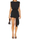 Amanda Uprichard Tropics Romper In Black In Black