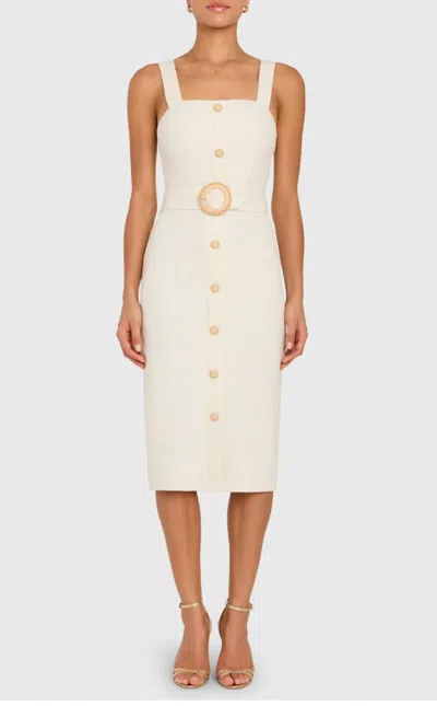 Amanda Uprichard Uptown Dress In Ivory In Neutral