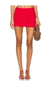 Amanda Uprichard Valentini Skort In Red