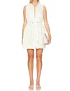 Amanda Uprichard Vanessa Dress In Beige