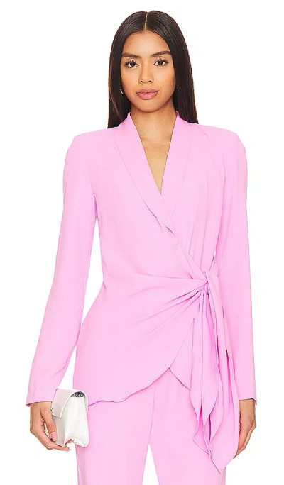 Amanda Uprichard Vera Blazer In 肉色