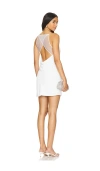 Amanda Uprichard Veronica Mini Dress In È±¡ç‰™ç™½