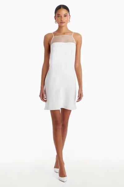 Amanda Uprichard Veronica Mini Dress In White
