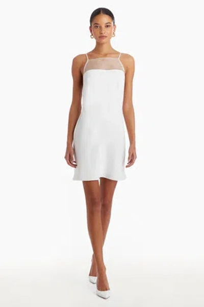 Amanda Uprichard Veronica Mini Dress In Ivory