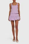 Amanda Uprichard Violet Top In Gazette In Multi