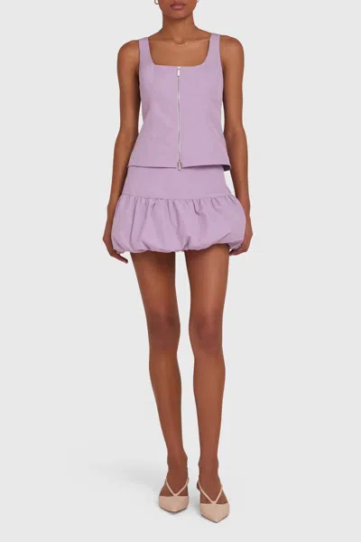 Amanda Uprichard Violet Top In Gazette In Multi