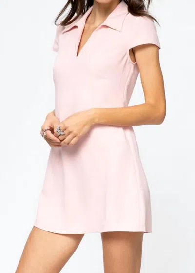 Amanda Uprichard Walker Dress In Dusty Rose In Pink