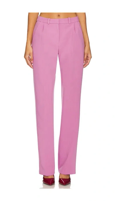 Amanda Uprichard Wallace Pants In 杜鹃花