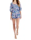 Amanda Uprichard Walsh Romper In Imogen In Multi