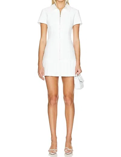 Amanda Uprichard Wendell Mini Dress In White